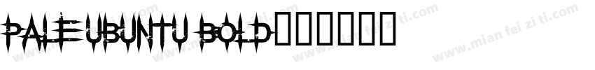 PaleUbuntu Bold字体转换